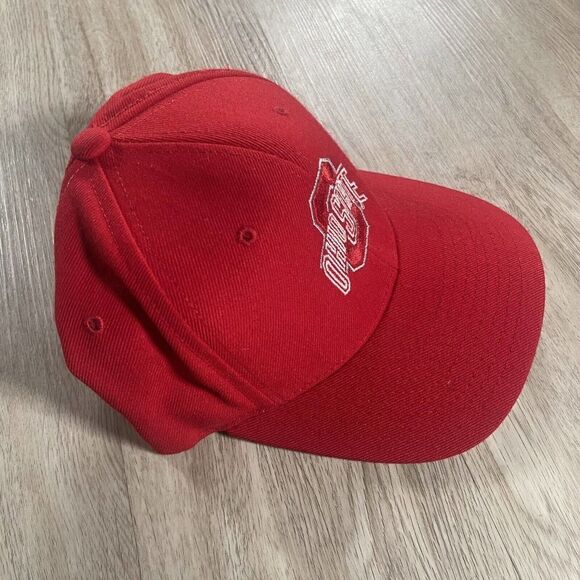 Vintage New Era Ohio State Buckeyes Snapback Hat NCAA College Football Red Cap - Picture 8 of 8